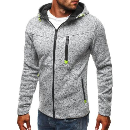 Fitness Zipper Hoodie Sweatshirt - Image 3