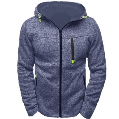 Fitness Zipper Hoodie Sweatshirt - Image 4