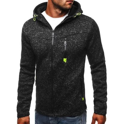 Fitness Zipper Hoodie Sweatshirt