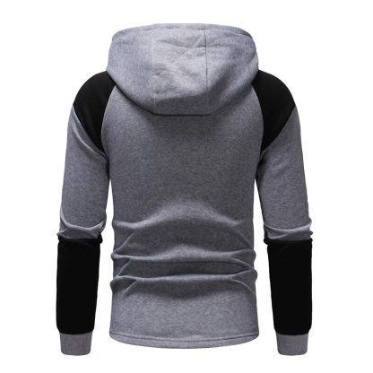 Tracksuit High Neck Zip-Up Hoodie - Image 2