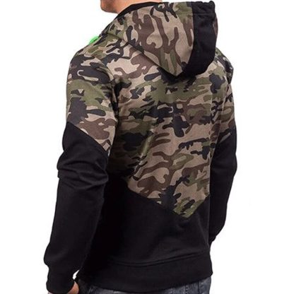Casual Long Sleeve Zip Hoodie - Image 4