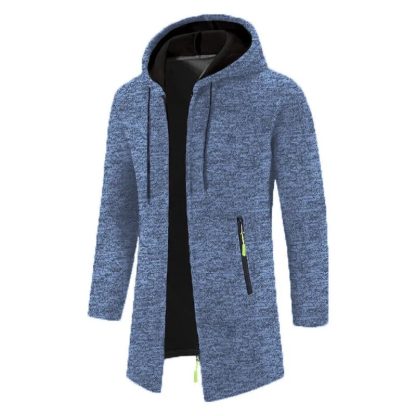 Zip-Up Sweatshirts LongSleeve Knit Hoodie - Image 2