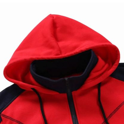 Slim Fit Zippered Style Hoodie - Image 3