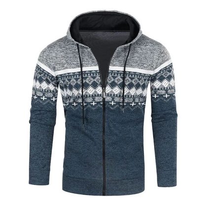 Knit Hoodie Casual Style - Image 3
