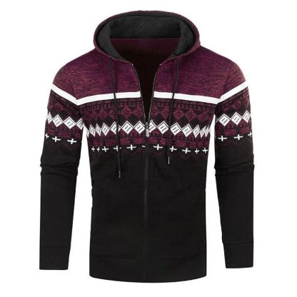 Knit Hoodie Casual Style - Image 5