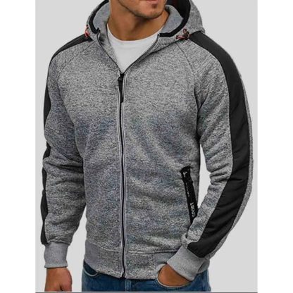 Sports Zipper Pullover Hoodie - Image 3