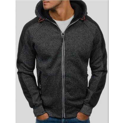 Sports Zipper Pullover Hoodie - Image 4
