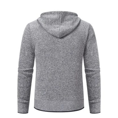 Loose Knit Sweater Jacket - Image 2