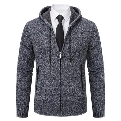 Loose Knit Sweater Jacket - Image 6