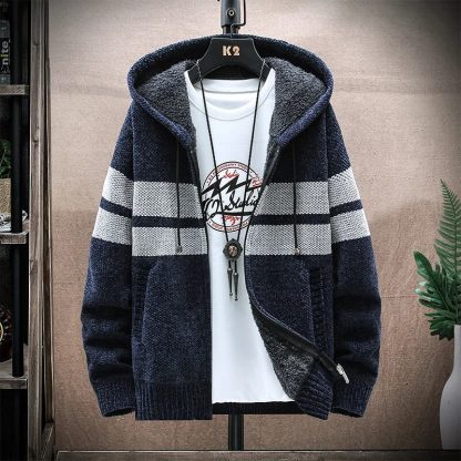 Cozy Knitwear Style Hoodie - Image 5