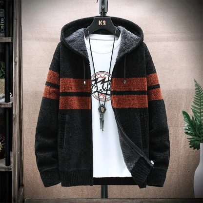 Cozy Knitwear Style Hoodie - Image 6