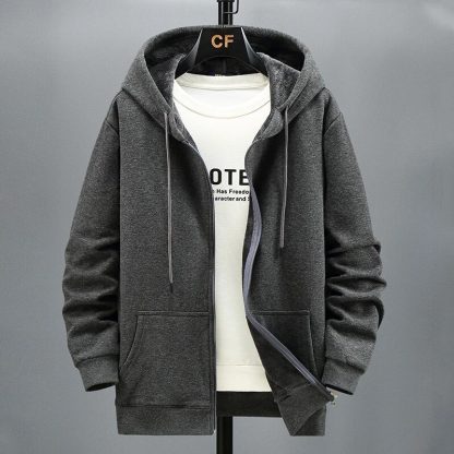 Casual Streetwear Hoodie Jacket - Image 3