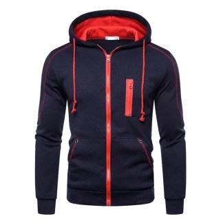 Casual Slim Zipper Sweatshirt Hoodie