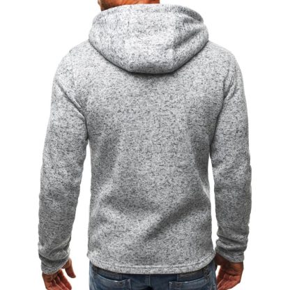 Cozy Pullover Zip-Up Hoodie - Image 5