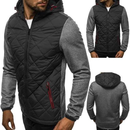 Casual Outwear Jacket with Hoodie - Image 2