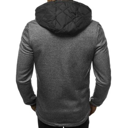 Casual Outwear Jacket with Hoodie - Image 3