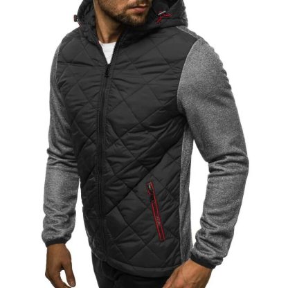 Casual Outwear Jacket with Hoodie - Image 4