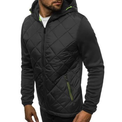 Casual Outwear Jacket with Hoodie - Image 6