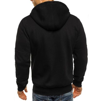 Fashion Zip-Up Pocket Hoodie Jacket - Image 5