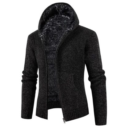 Solid Thick Fleece Hoodie