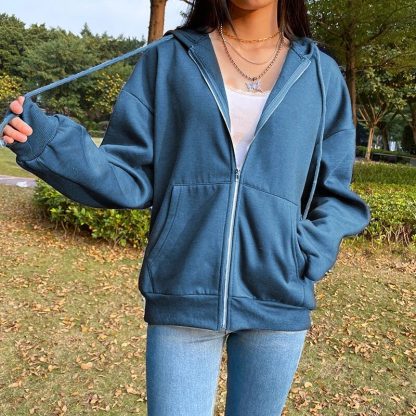 Oversized Retro Pocket Hoodies - Image 2