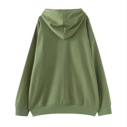 Vintage Loose Streetwear Hoodie - Image 2