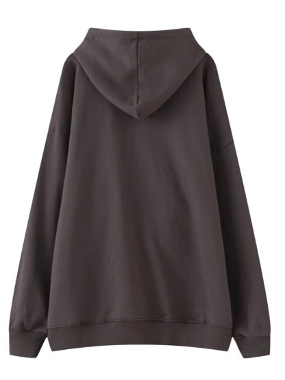 Vintage Hoodie Long Sleeves Tops - Image 2