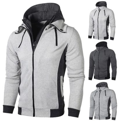 Streetwear Neck-Covered Hoodie Jacket - Image 2