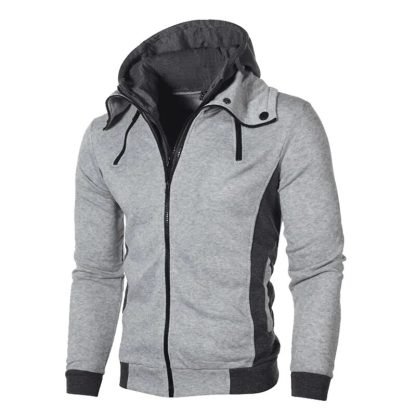 Streetwear Neck-Covered Hoodie Jacket - Image 5