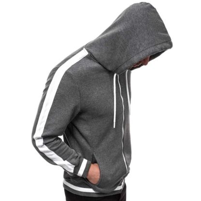 Casual Solid Long Sleeve Hoodie - Image 4