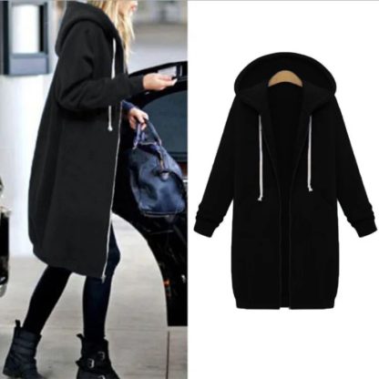 Cozy Comfort Loose Fit Hooded Coat