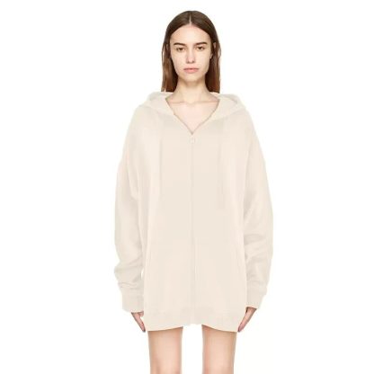 Zipper-up Sweatshirt Hoodie - Image 6