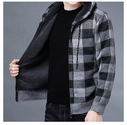 Cozy Fleece-Lined Zipper Sweater - Image 6