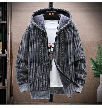 Warm Loose Casual Zipper Hoodie - Image 6