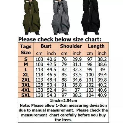 Mid-Length Loose Zip-Up Hoodie - Image 7
