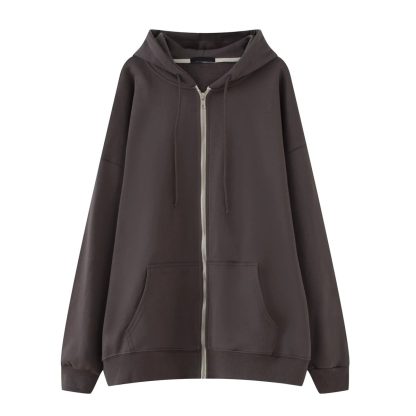 Vintage Hoodie Long Sleeves Tops