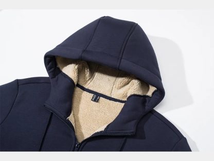 Full Fleece Zip-Up Hoodies - Image 6