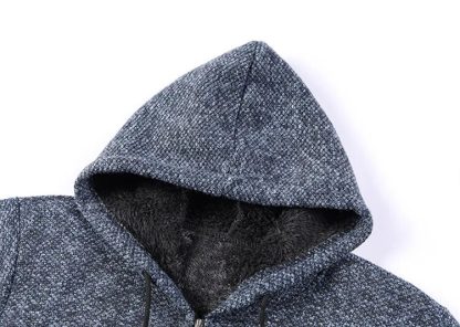 Stylish Hooded Knit Hoodie - Image 5