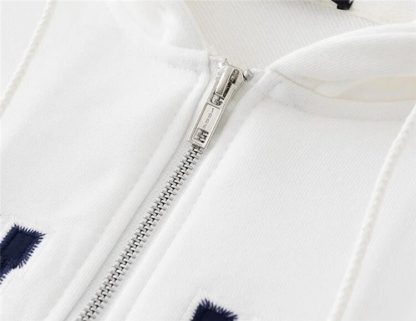 Vintage Zip-up Sweatshirt Hoodie - Image 5