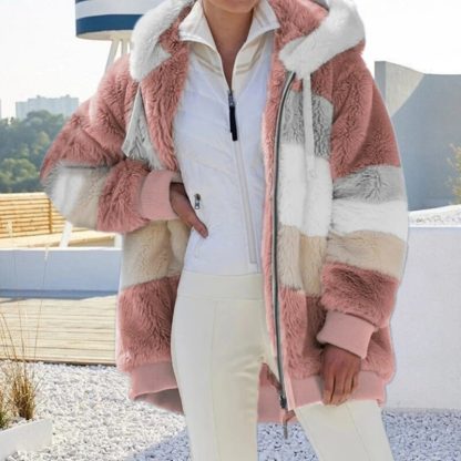 Oversized Plush Pocket Hoodie - Image 3