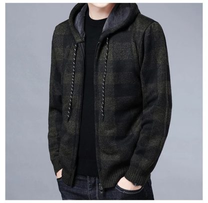 Cozy Fleece-Lined Zipper Sweater - Image 4