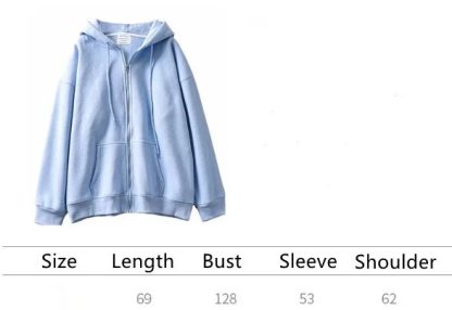 Casual Cozy Zip-Up Hoodie - Image 7