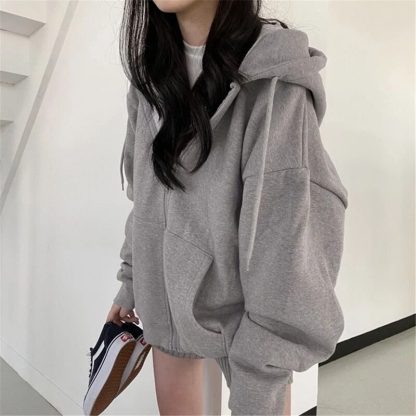 Streetwear Loose Hoodie with Pocket