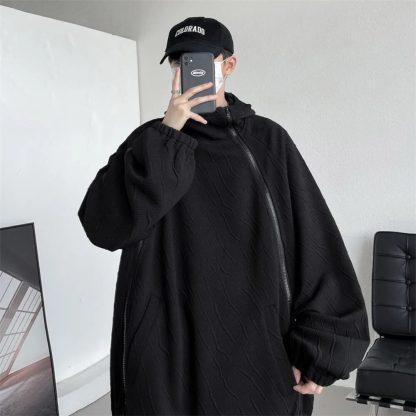 Side Zipper Oversized Hoodies
