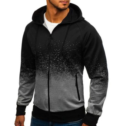 Streetwear Gradient Hoodie Jackets - Image 3