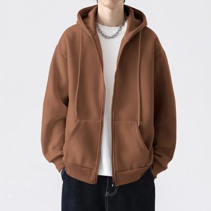 Spring Long Sleeve Zip Hoodies - Image 4