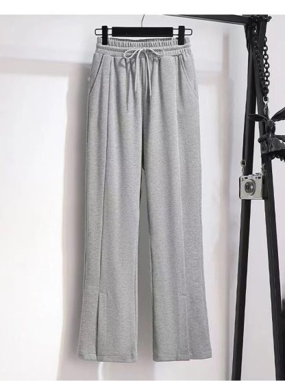 Chic Streetwear Zipper Sweatshirt Set - Image 6
