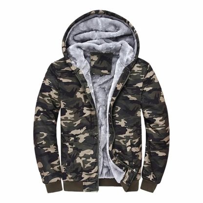 Fleece Thick Camo Sweater