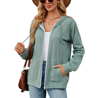 Loose Long-sleeved Hoodie - Image 3