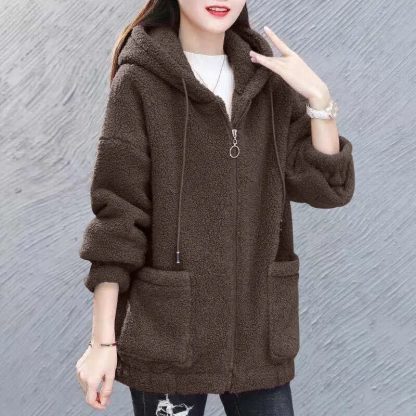 Loose Fit Sweater Hoodie - Image 5